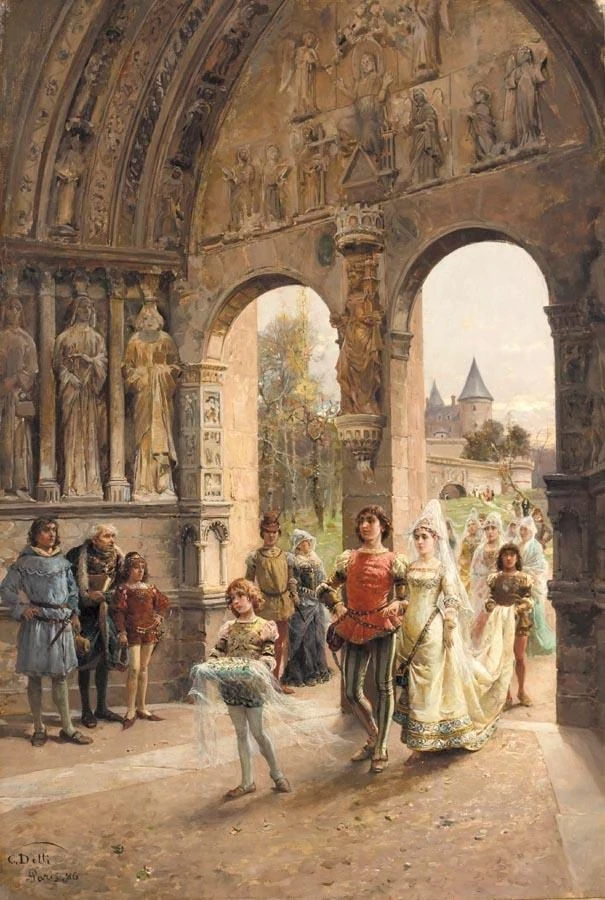 Cesare Detti - Il corteo nuziale